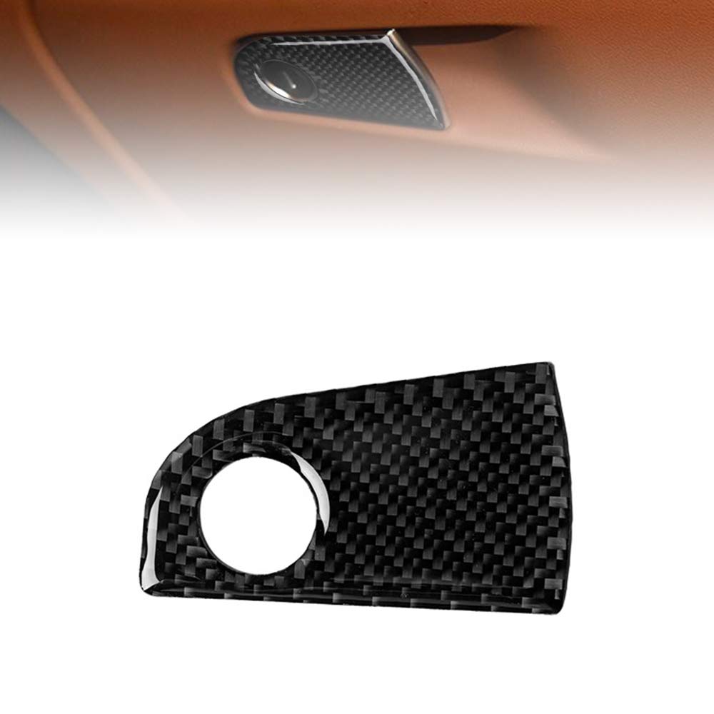 idain Real Carbon Fiber Cover Trim Decoration Cover Sticker Modified Decal for Alfa Romeo Giulia Stelvio 2017 2018 2019 (Glove Box)