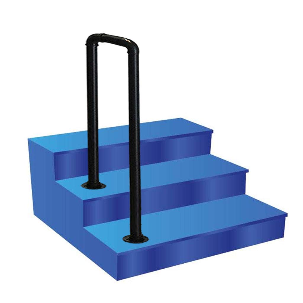Rampe d'escalier extérieure pour sécuriser le porche de maison et les marches du jardin