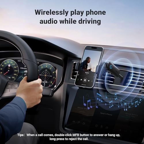 UGREEN Bluetooth Transmitter Receiver for 2 AirPods or BT Devices, Bluetooth Wireless Transmitter for Headphones, 3.5mm Aux Audio Jack Adapter for in-Flight TV Car Home Stereo System by UGREEN - Image 3