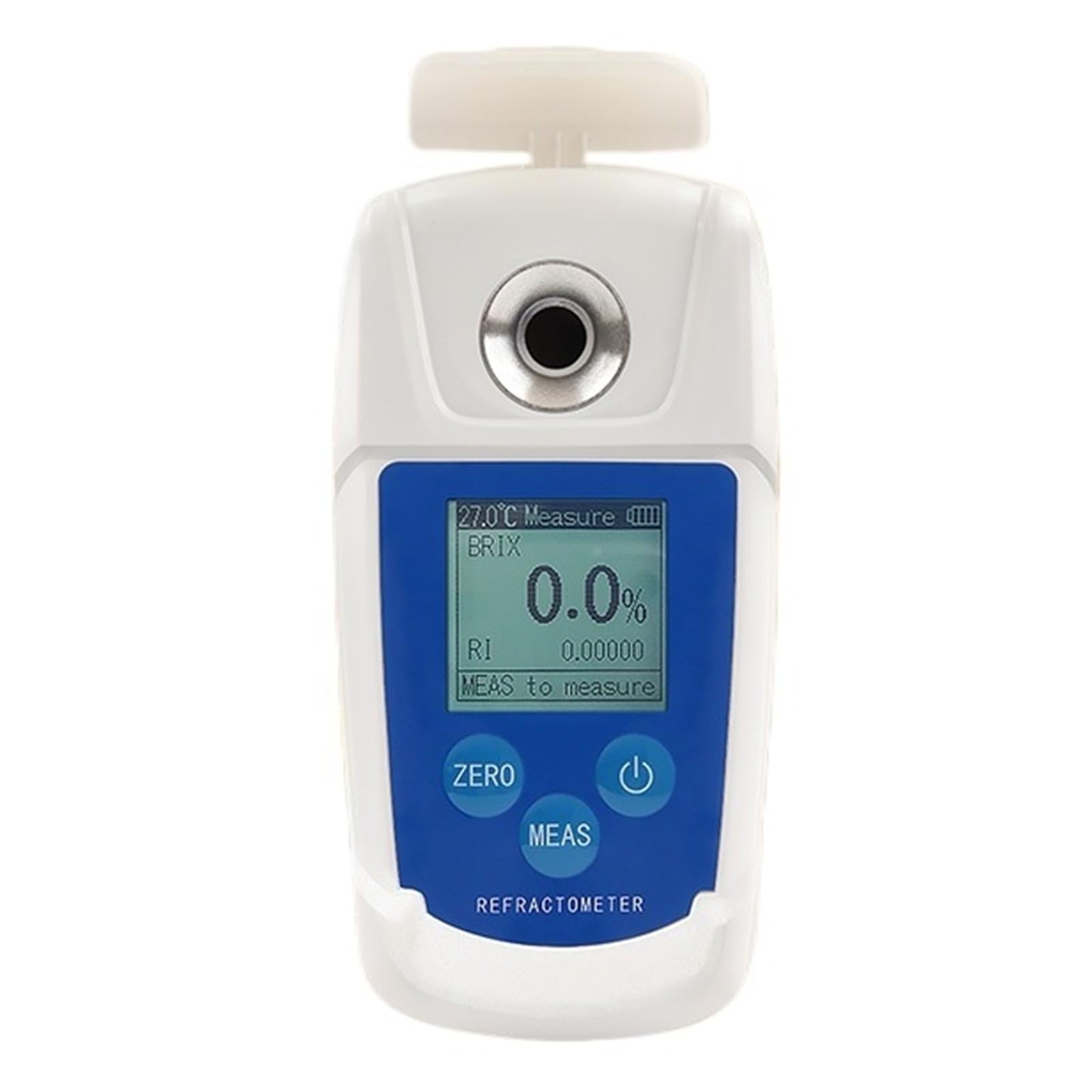 Rifrattometro Brix digitale 0-55%, misuratore Brix, tester del contenuto di zucchero dell'indice di rifrazione con compensazione automatica della temperatura Risposta rapida