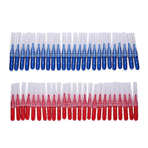 50st mellanrumsborste Soft Dental Brush mellan tänderna mellanrums er Plastic Oral tandpetare