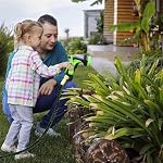 Tige de jardin extensible (16FT à 50FT) avec 7 Function Spray Buse,Functional Garden Hose Spray Gun,Garden Sprayer pour l'arrosage des plantes,Lave-autos ou animaux de compagnie