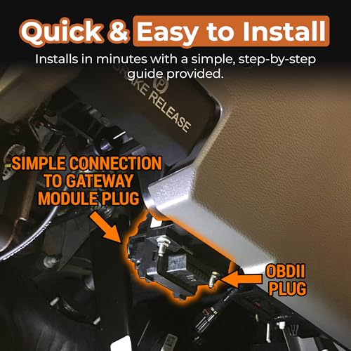 Kicky Ride Plug and Play Remote Start Kit - from OEM Fob and Phone APP! Remote Car Starter Kit for Some 2014-2024 Ford & Lincoln Vehicles: Bronco Sport, F150/250/350, Ranger, Fusion, Edge, MKZ & More