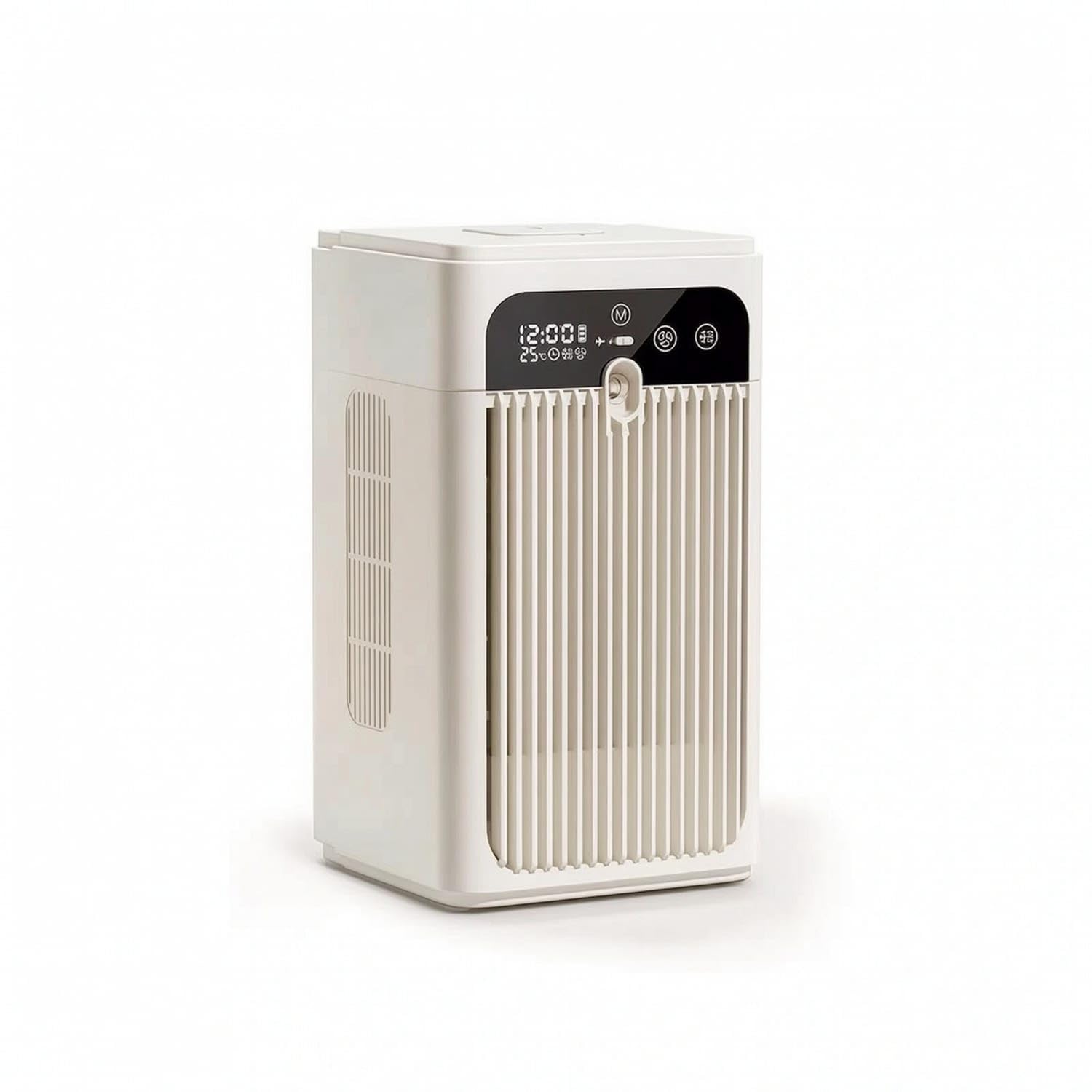 Personal Air Cooler with Mist Portable Mini Air Cooler Evaporative Desktop Cooling Fan Rechargeable for Desk, Office, Bedroom, L11 Fan English Pack-image-35