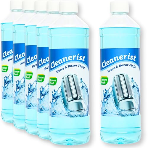 Cleanerist | 6x 1L liquide de recharge pour rasoir Braun Clean & Renew (Series 3/5/7/8/9) – Remplace 60 cartouches CCR – Solution nettoyante efficace pour...