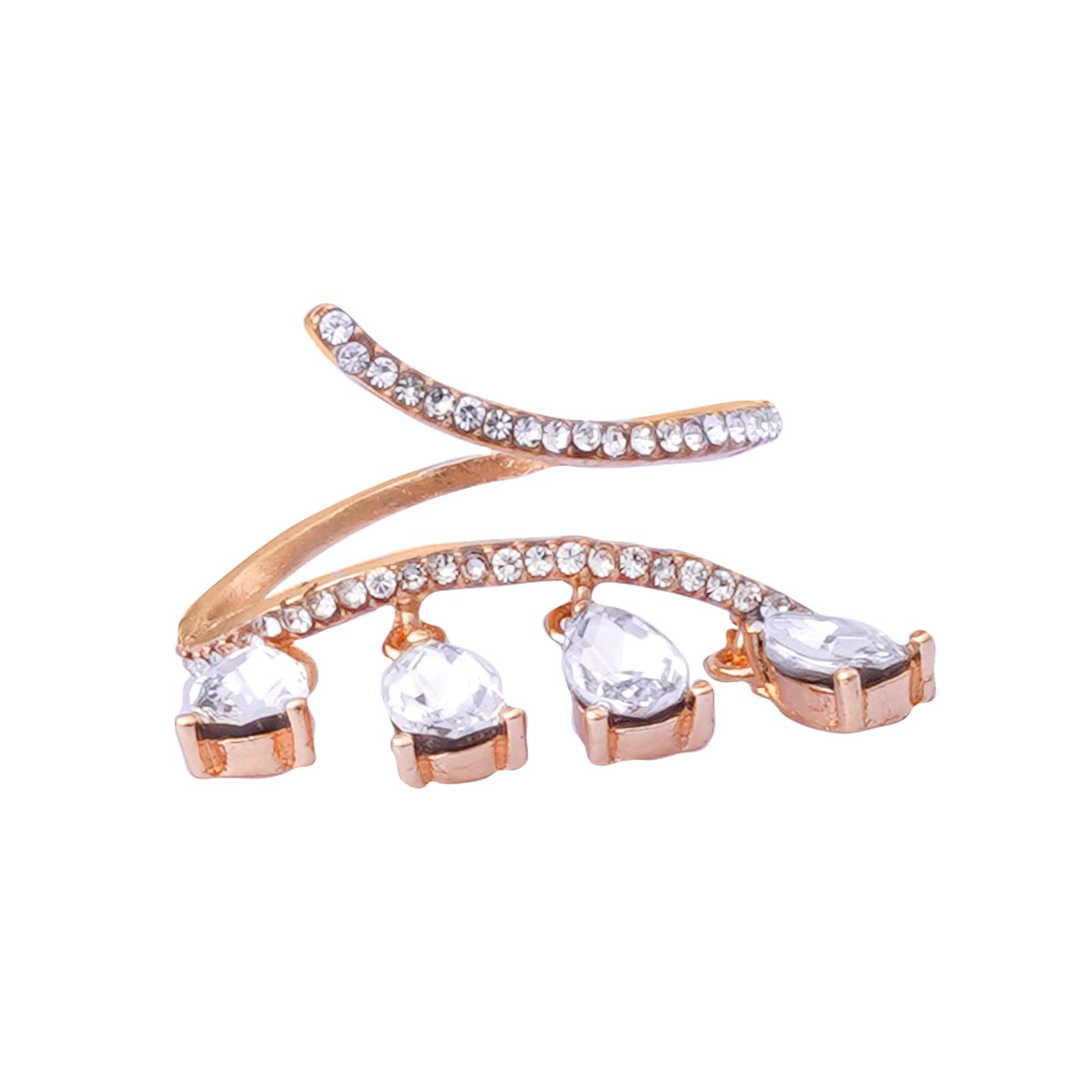 Joker & Witch Womens Crystal Fall Rosegold Ring For Women,UK, One Size (B09MD6Y9GB) Amazon Price History, Amazon Price Tracker