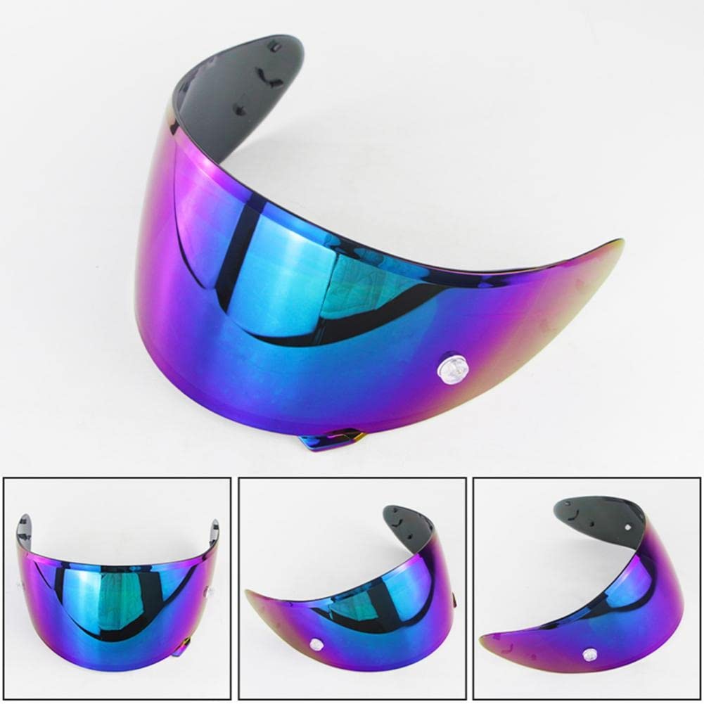 Lente per casco da moto, , Obiettivo Compatible with visiera del casco motociclistico, protezione Compatible with la visiera del casco Anti UV. Lenti Compatible with casco motociclistica luminoso lumi