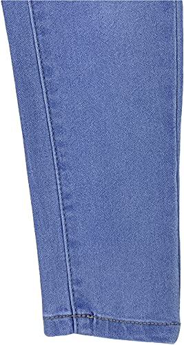 Image of ToBeInStyle Girl's Denim Easy Styling Classic Timeless Everyday Jeans Zip-Up Closure