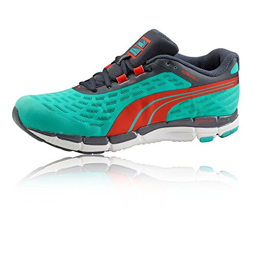 Image of PUMA Men's Running Shoes, Pool Green /Grenadine /Turbulence /White, 10 UK