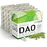 NATURDAO MAX DAO Enzyme Supplement 120 Tablets, 50,000 HDU per Tablet Adjustable Dosage, Extended Release, Histamine Blocker