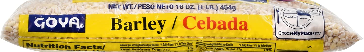 Goya Foods Barley, Dry, 16 Ounce (Pack of 24)