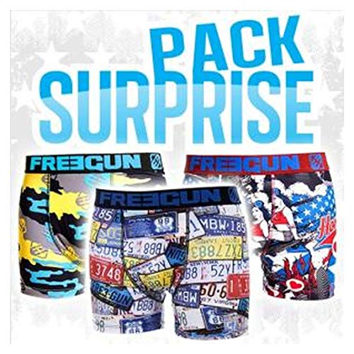  Boxer Freegun fantaise- Assortiments en pack s...