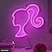 Paladone Barbie LED Neon Light - Officially Licensed Iconic Pink Doll Shaped Lamp, USB Powered, Girls Bedroom Accessories & Decor