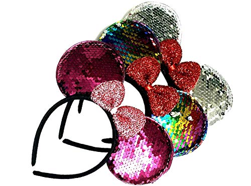 DC Kids Cartoon Minnie Mouse Ears Headband Hairband Costume Accessory Pack of 3 (Random Colour) (B08FR1SFWM) Amazon Price History, Amazon Price Tracker
