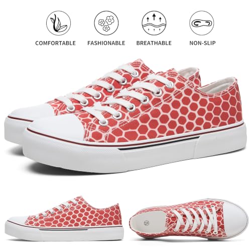 Image of hash bubbie White Sneakers for Women Low Top Canvas Shoes Womens Canvas Sneakers Women's Fashion Sneakers Slip on Casual Tennis Shoes
