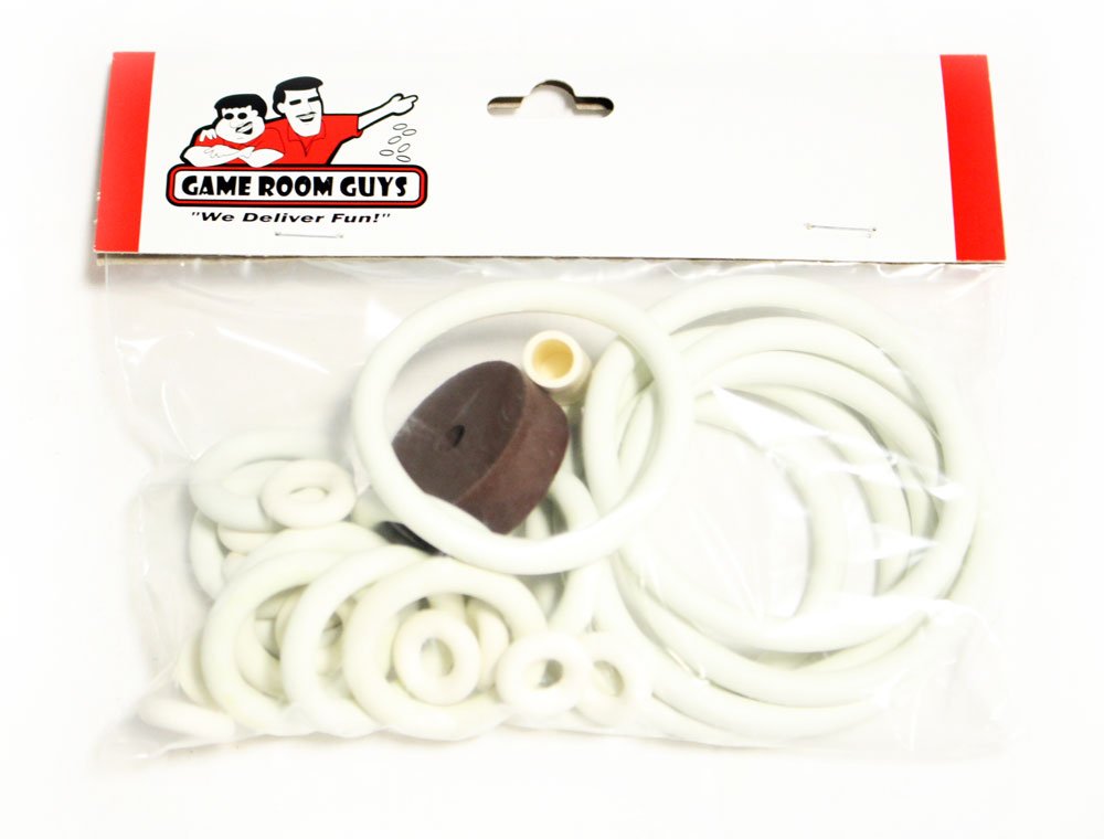 Game Room Guys 1962 Williams King Pin Pinball White Rubber Ring Kit