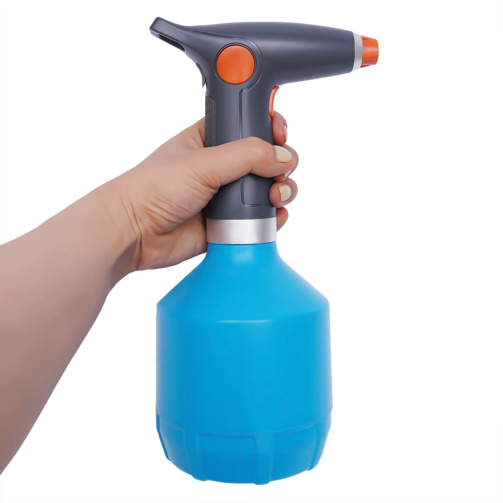 Pulvérisateur électrique de 1 l pour intérieur/extérieur, vaporisateur de plantes - Pulvérisateur manuel automatique rechargeable pour fleurs de maison - Pour jardinage/alcool/nettoyage domestique