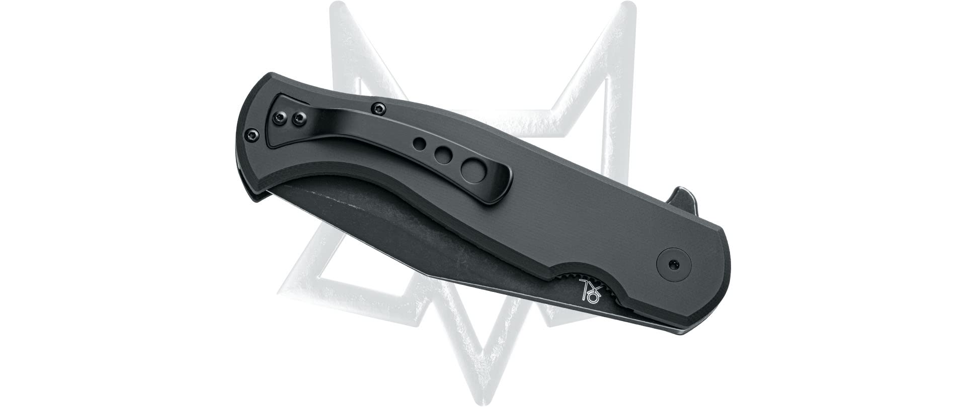 Fox Knives Eastwood Tiger FX-524B Liner Lock Black Stainless and Black G10 Knife FX-524 B