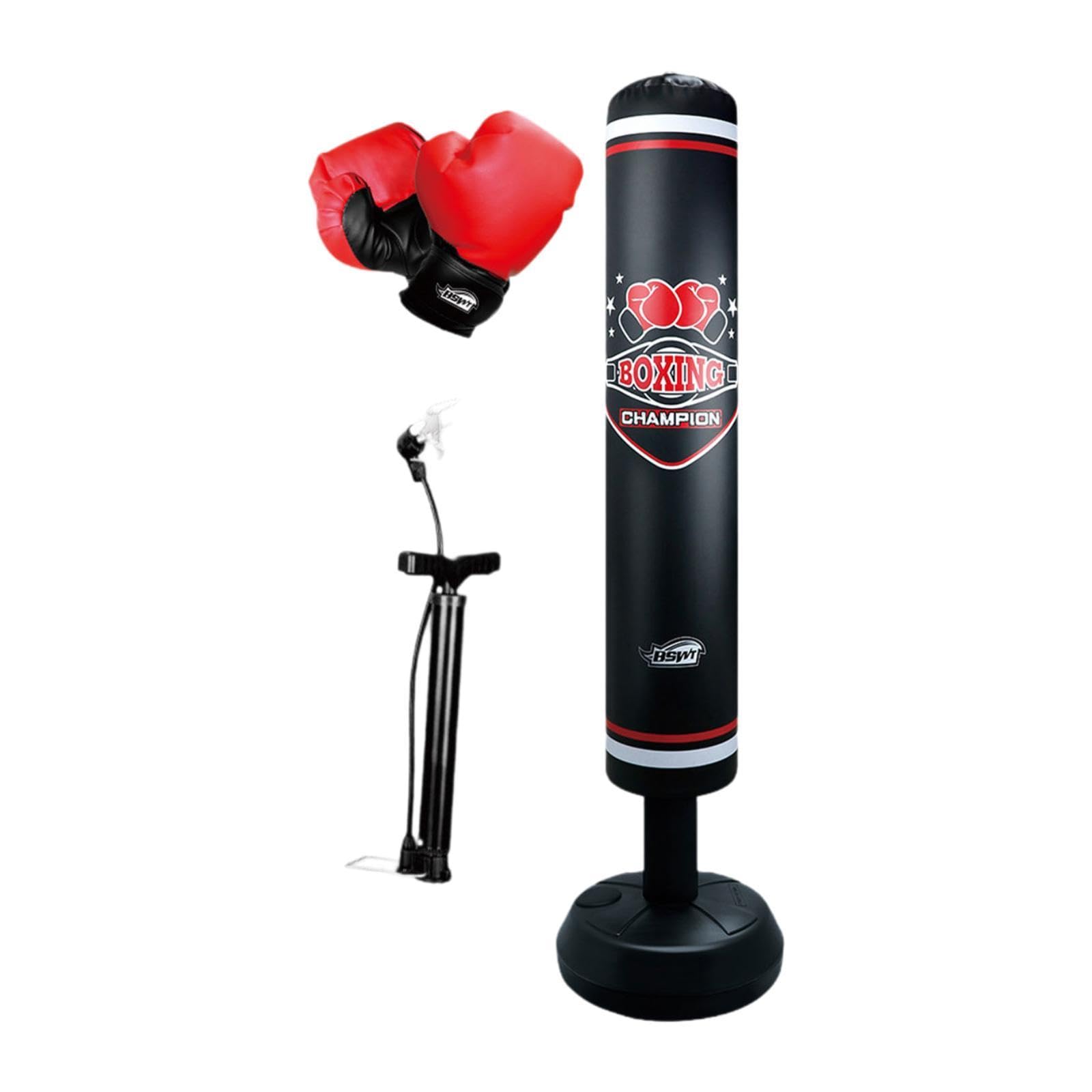Boxing Bag Strength Training Kickboxing MMA Practice Inflatable Punching Bag | Punching Bags | Training Equipment & Supplies | Boxing, Martial Arts & MMA-image-11