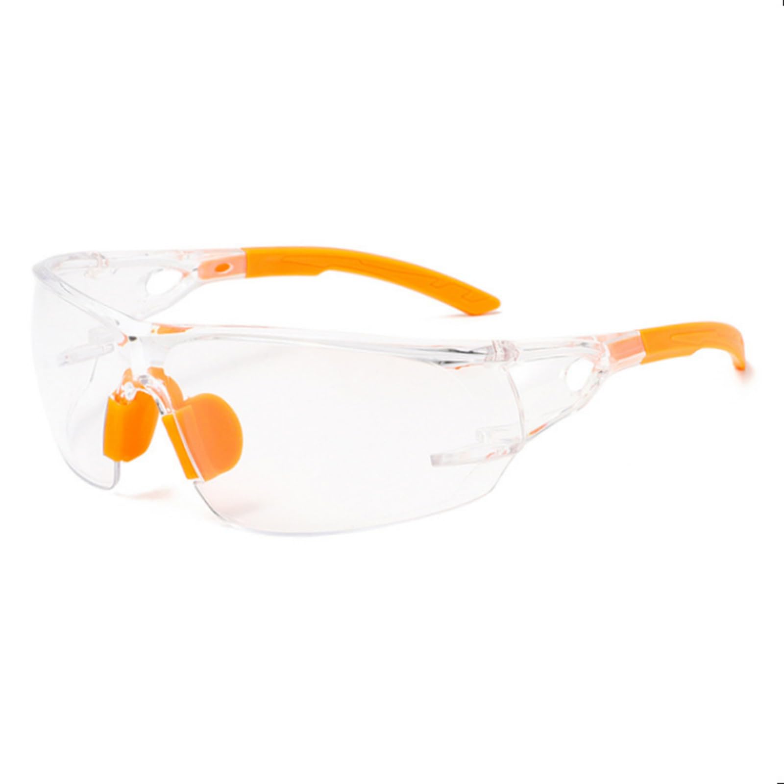 yanwuwa Impact-Resistant Protective Eyewear for Motorcycle Riding & Lab Use – Windproof, Anti-Scratch Men Women Glasses for Ridings Motorcycle