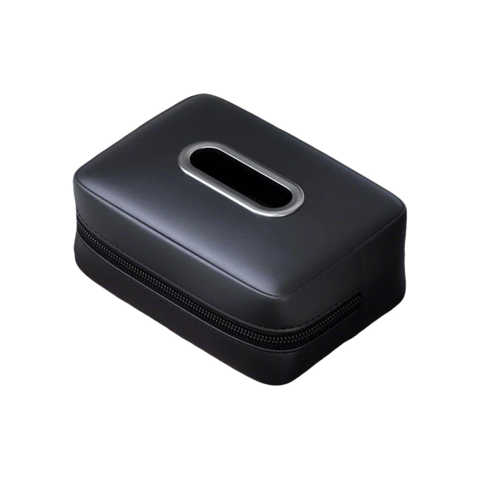 Sophisticated Car Tissue Container Leather Car Tissue Holder Case Suitable for Organized Travel Large Capacity Dispenser
