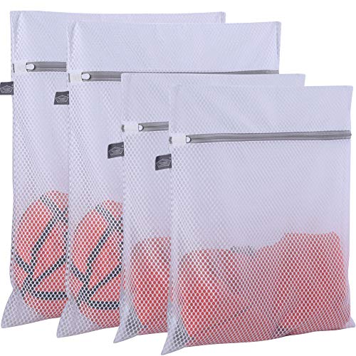 Extra Large Honeycomb Mesh Laundry Bag- Pack of 4