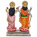 alikiki Vishnu Lakshmi Narayana Statue – 4.7 Inch Lord Vishnu W/Laxmi MATA Indian Diwali Pooja Item Murti Gifts for Indian Couple Friend Family Home Office Mandir Temple Puja Decor