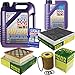 Produktbild QR-PARTS 69337403 Filter Set Inspektionspaket 6 Liter Motoröl Leichtlauf High Tech 5W-40 MANN-FILTER Innenraumfilter Luftfilter Ölfilter