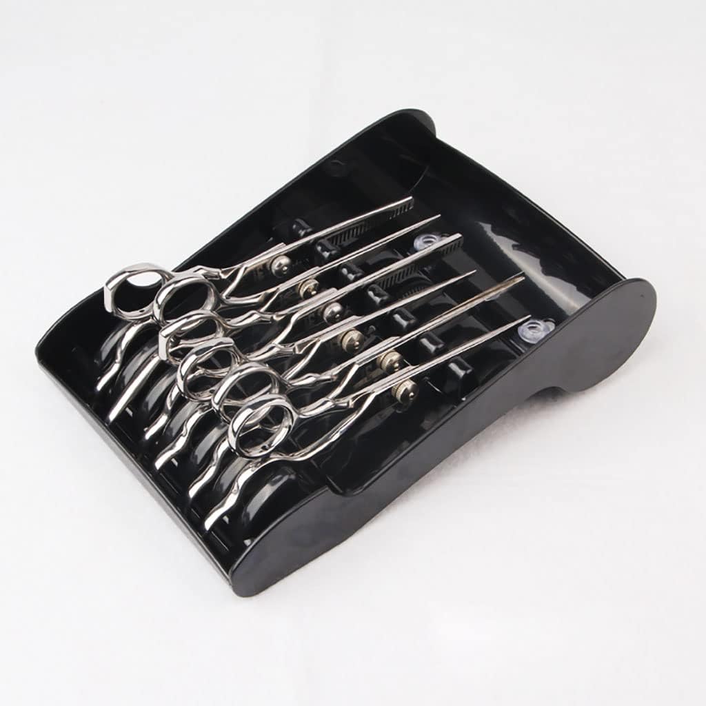 Hairdressing Scissors Holder, Storage, Professional Salon Case Box,Barber Tools Placement Organizer Socket