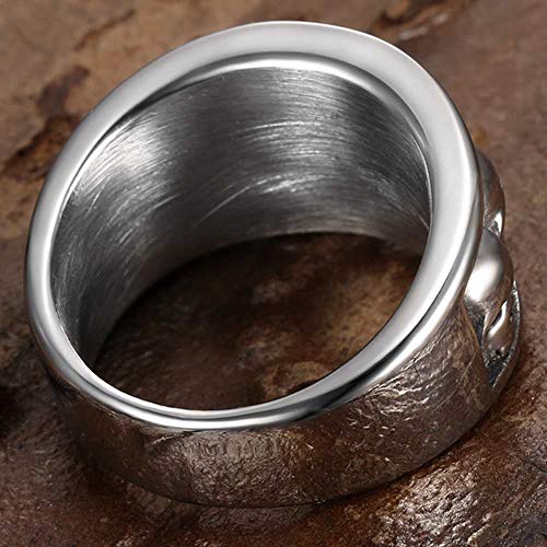 Jude Jewelers Retro Vintage Stainless Steel Gothic Death Skull Skeleton Cocktail Party Biker Statement Halloween Ring4