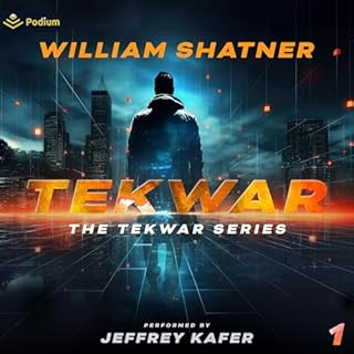 TekWar Audiolibro Por William Shatner arte de portada