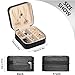 WZCJDHMJ Small Portable Travel Jewellery Box for Women Girls Ladies,PU Leathe Mini Travel Jewelry Organizer Storage Box for Rings Earrings Necklaces Bracelet Jewelry Gift,Beautiful Dragonfly