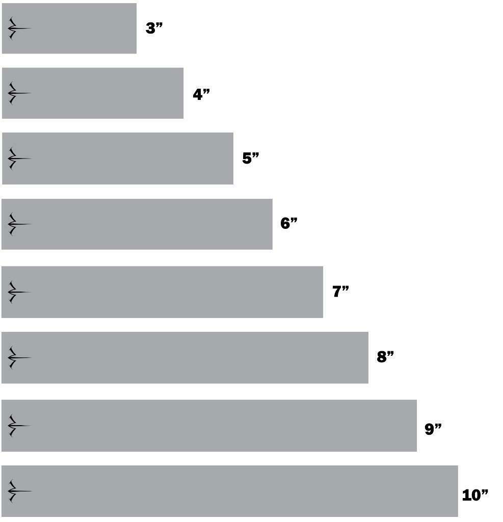 White Water Archery Metallic Silver Icon Logo Arrow Wraps 15 pk Choose Length Width (7, 1)