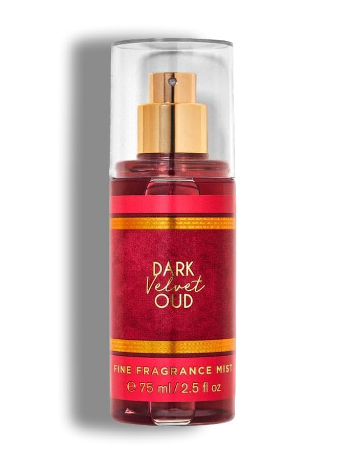 Bath and Body Dark Velvet Oud Fine Fragrance Mist - Travel Size Mini Mist - 2.5 ounce