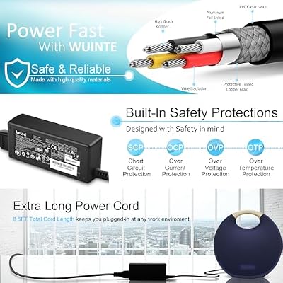 Charger for Harman Kardon Onyx Studio 8 7 6 5 4 3 2 1 Wireless Bluetooth Portable Speaker Replacement Harman Kardon Charger 19V 38W AC Fast Power Adapter Cord