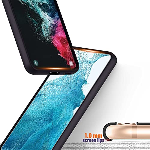 Image of Magnetic Case for Samsung Galaxy S21 Plus, Soft Silicone Phone Case with Camera Protection, Anti-Scratch S21 Case Compatible with MagSafe, Black