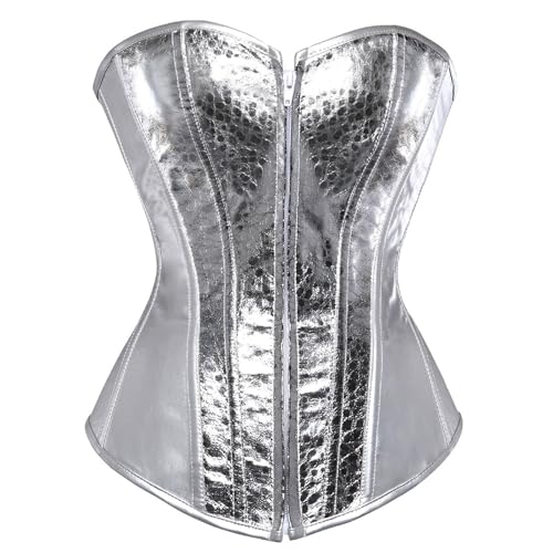 Robe corset mode sculptante style occidental avec fermeture éclair ajustable