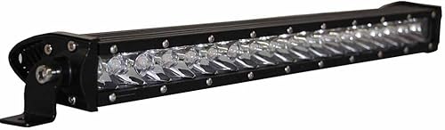 Miniatura 3 de AngelMa Bright Series - Barra de luz LED recta de 22 pulgadas, 100 W, 12000 lúmenes todoterreno para camioneta, ATV, SUV, UTV, camión, autobús, 4 x