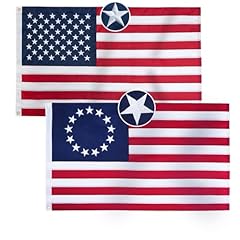 USA Flag+Betsy Ross Flag 3x5 Ft