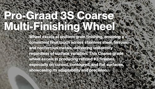 Image of Multi-Finishing Wheel 6 inch x 1 inch x 1 inch, 3S Coarse, 93021