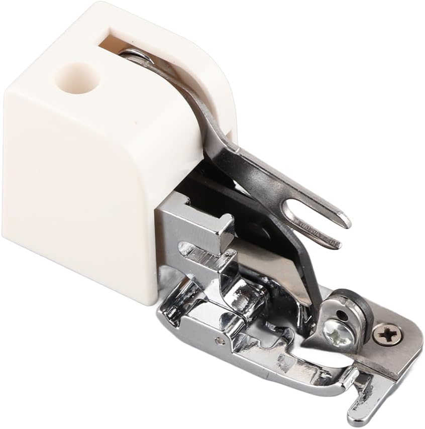 Side Cutter Overlock Presser Foot Attachment for ZigZag Sewing Machines, Universal Sturdy Design with Cutting, Easily Sew Overcasting Stitch (1)