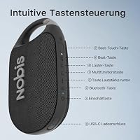 NOBIS Clip N1 Tragbarer Bluetooth Lautsprecher Mit App – Ansicht 8
