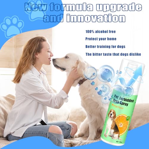 ZOSIMP No Chew Spray for Dogs 2 Pack (100ML) Natural Ingredients Bitter Apple Spray for Dogs Alcohol