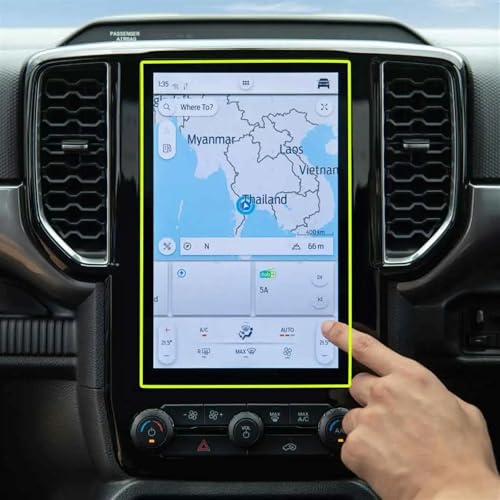 Écran GPS Ford Ranger rayé ? Protégez votre navigation 12 pouces en verre trempé