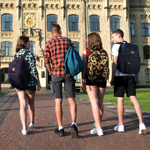 Image of ZORFIN 26L Backpack for College, and Travel: Water Resistant Bookbag - Night Sky