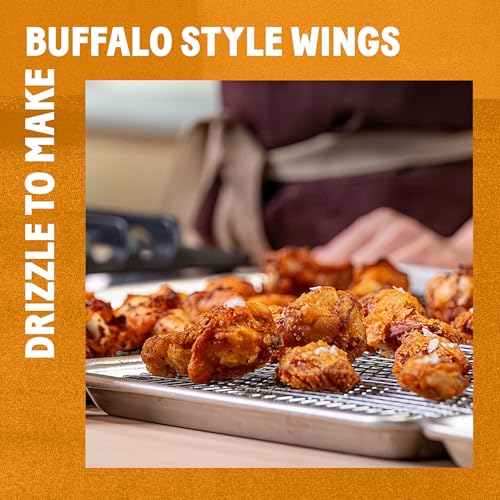 Image of TABASCO Brand Buffalo Style Hot Sauce, Medium Hot Sauce, Bulk Plastic Jug, Thick & Tangy, Five Simple Ingredients, Perfect for Large Recipes, Great on Chicken Party Wings & More, 64 Fl Oz (Pack of 1) | Value Size Medium Hot Sauce, Thick & Tangy Dipping Sauce, Classic Buffalo Style, Great with Pasta Sauce, Wings, Ranch & More