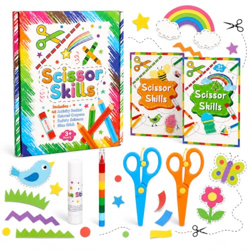Vaeneral Scissor Skills Activity Set for Kids 3+ | Cutting Practice Kit