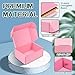 Memrita Small Shipping Boxes,8 x 6 x 3inch Corrugated Cardboard Box Set of 25 Mailer Box,Suitable for Shipping Mailing,Storing Small Items and Gift Presents Packing,Pink