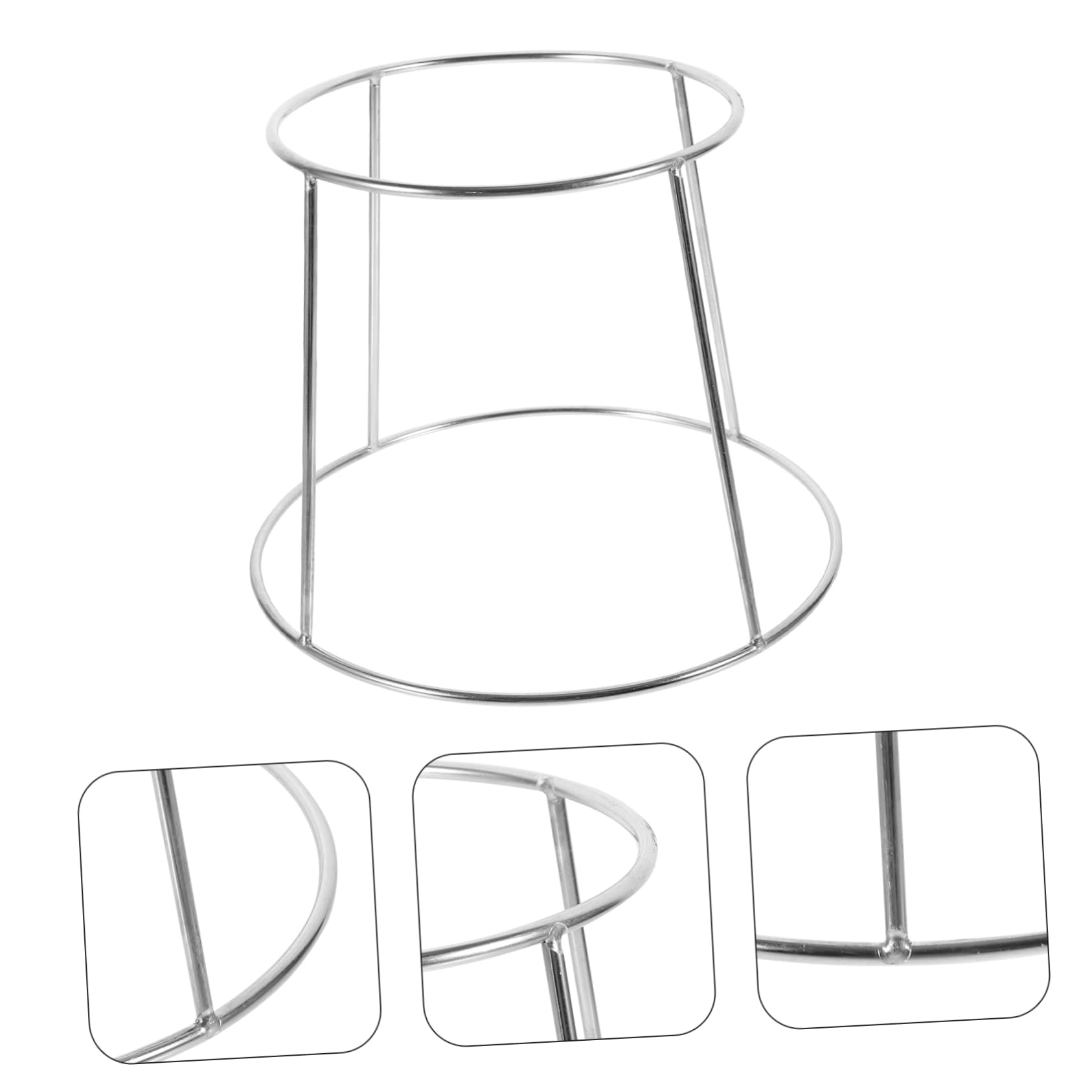 Qinlenyan Carrello Per Frutta E Verdura - 5 Livelli Impilabile Con Ruote, Nero - Foto 8