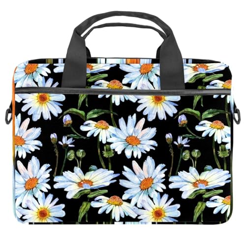 Maletín bandolera para laptop 13.3 pulgadas con estampado floral multicolor